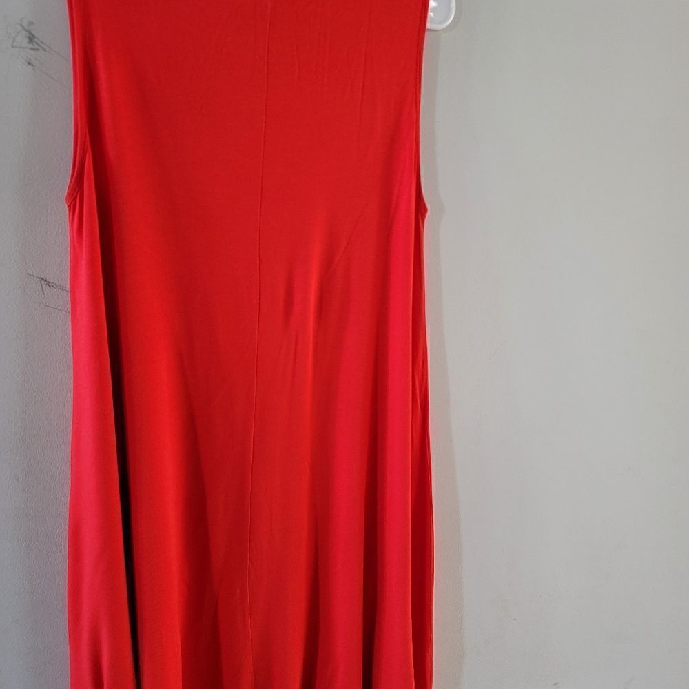 asos Petite Red Casual Midi Dress - Picture 12 of 15